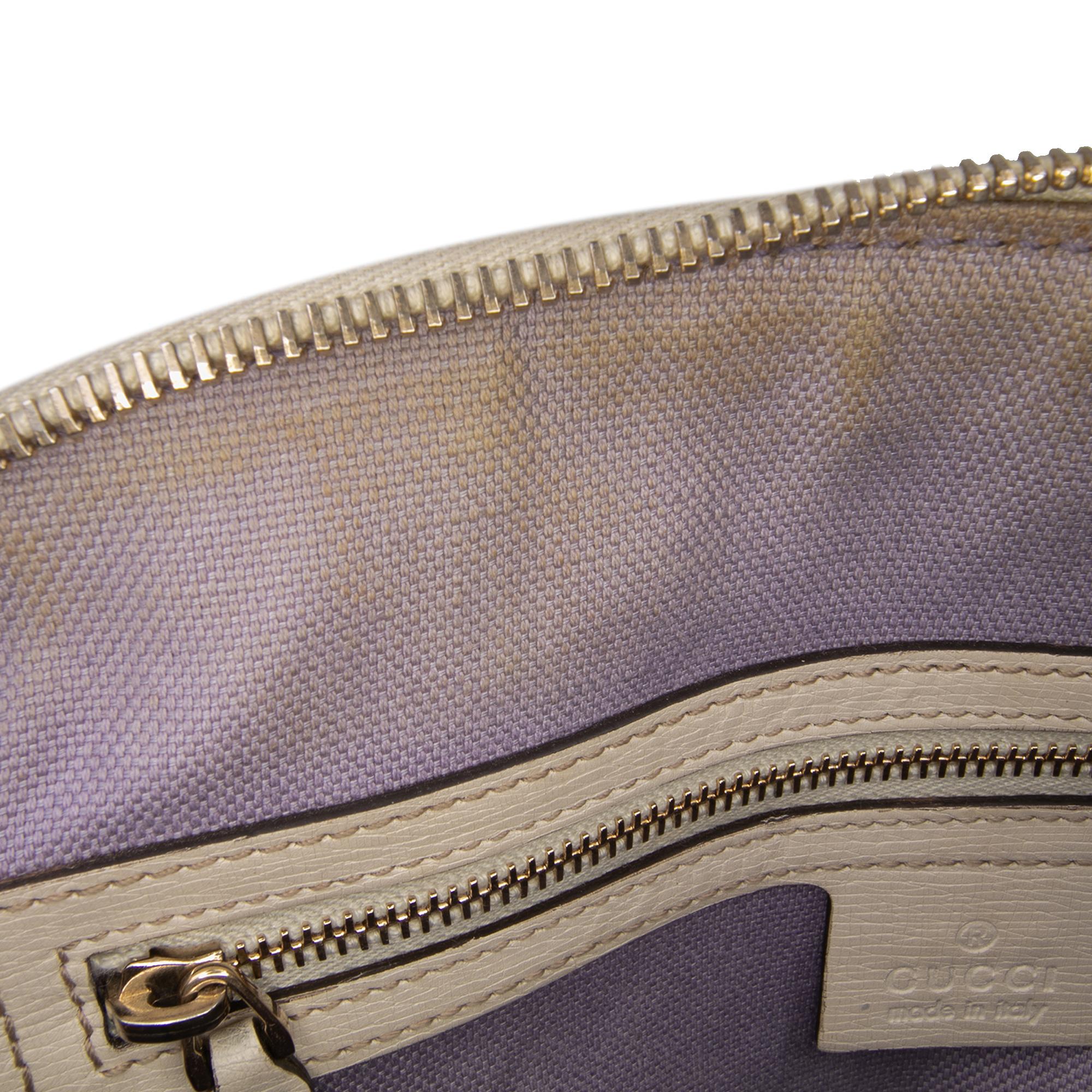 Gucci Small Leather Flora Nice Dome Satchel