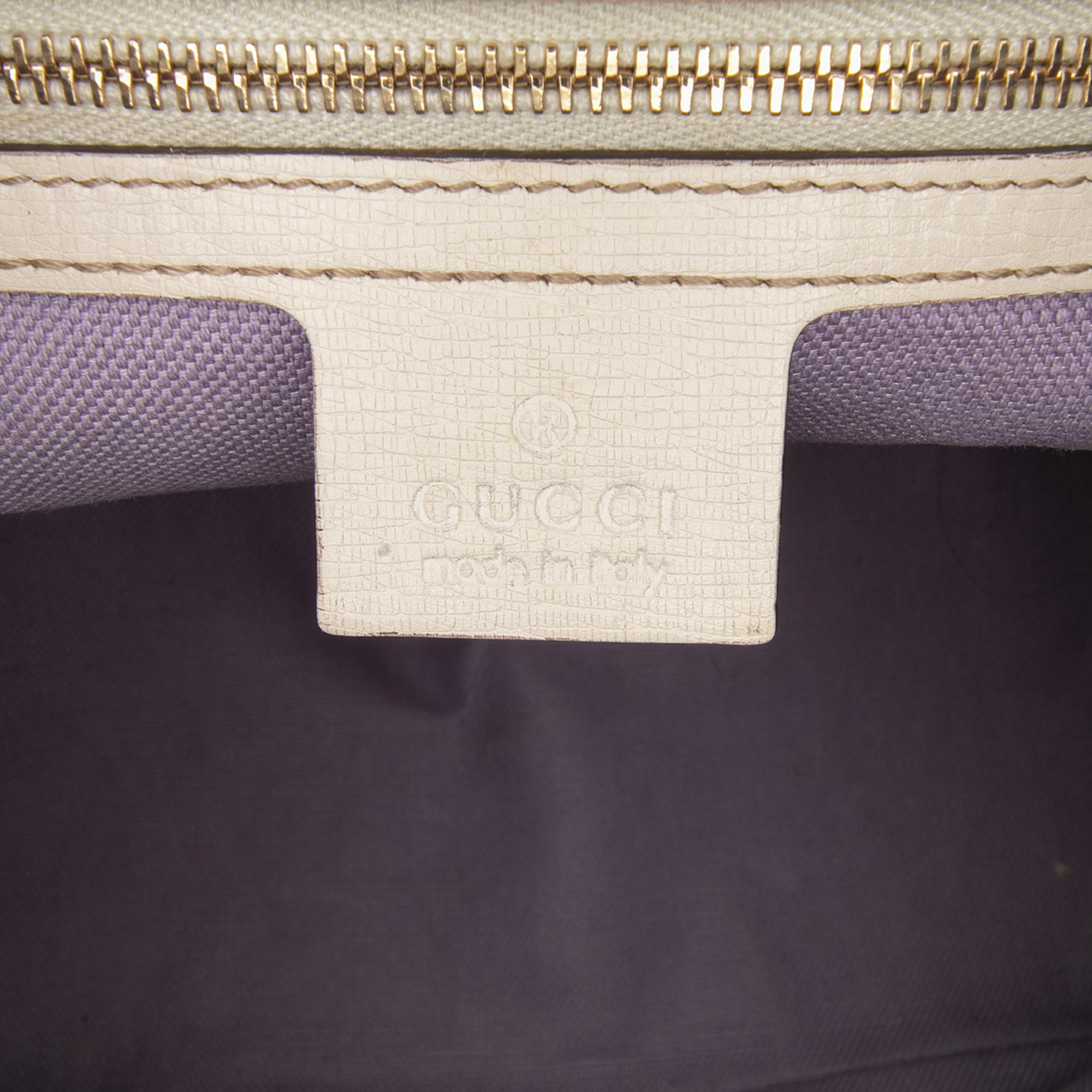 Gucci Small Leather Flora Nice Dome Satchel