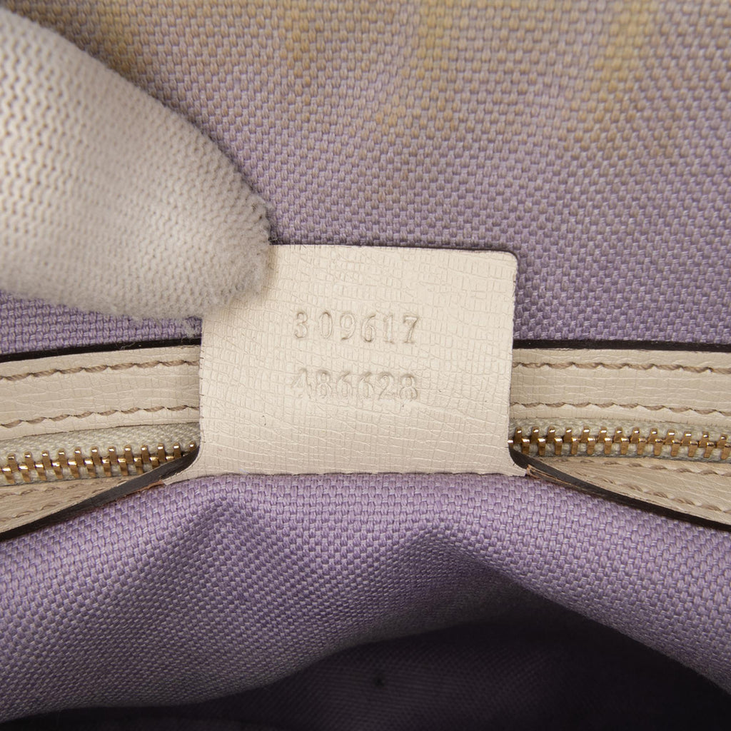 Gucci Small Leather Flora Nice Dome Satchel