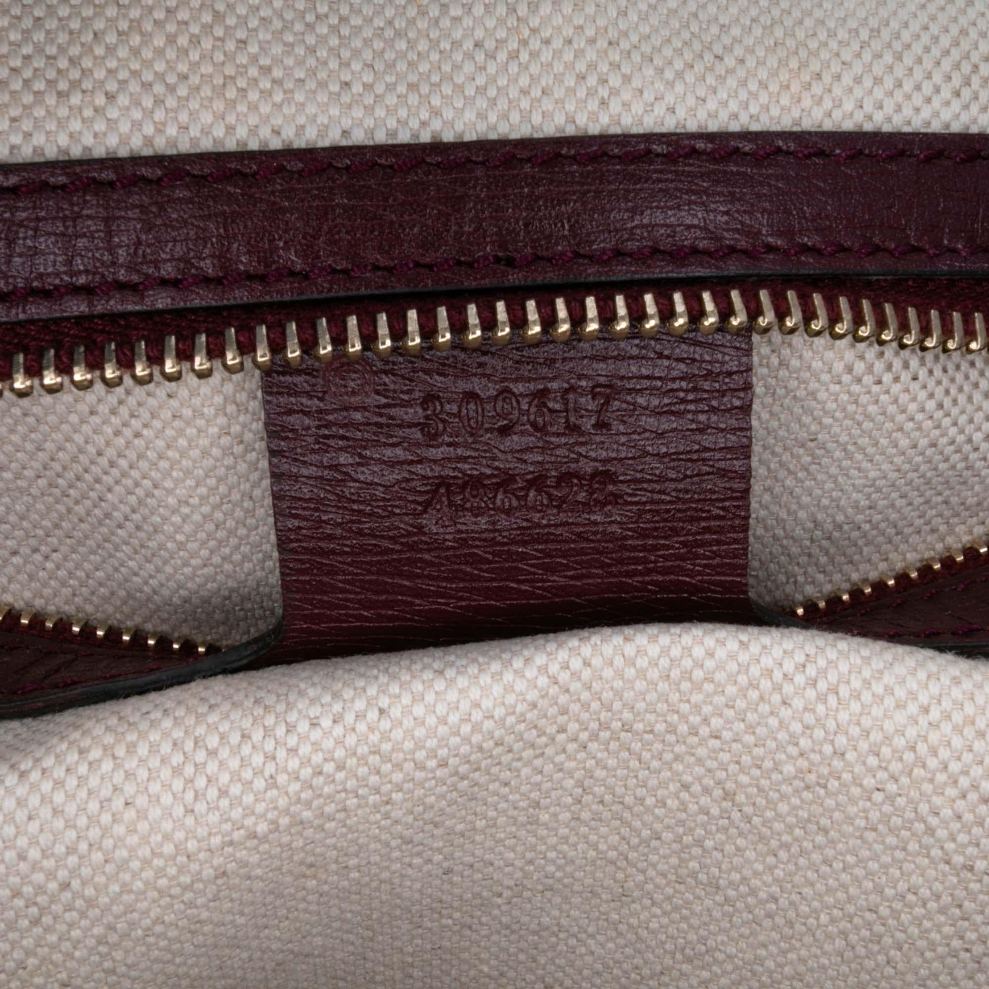 Gucci Small Leather Heartbeat Nice Dome Satchel