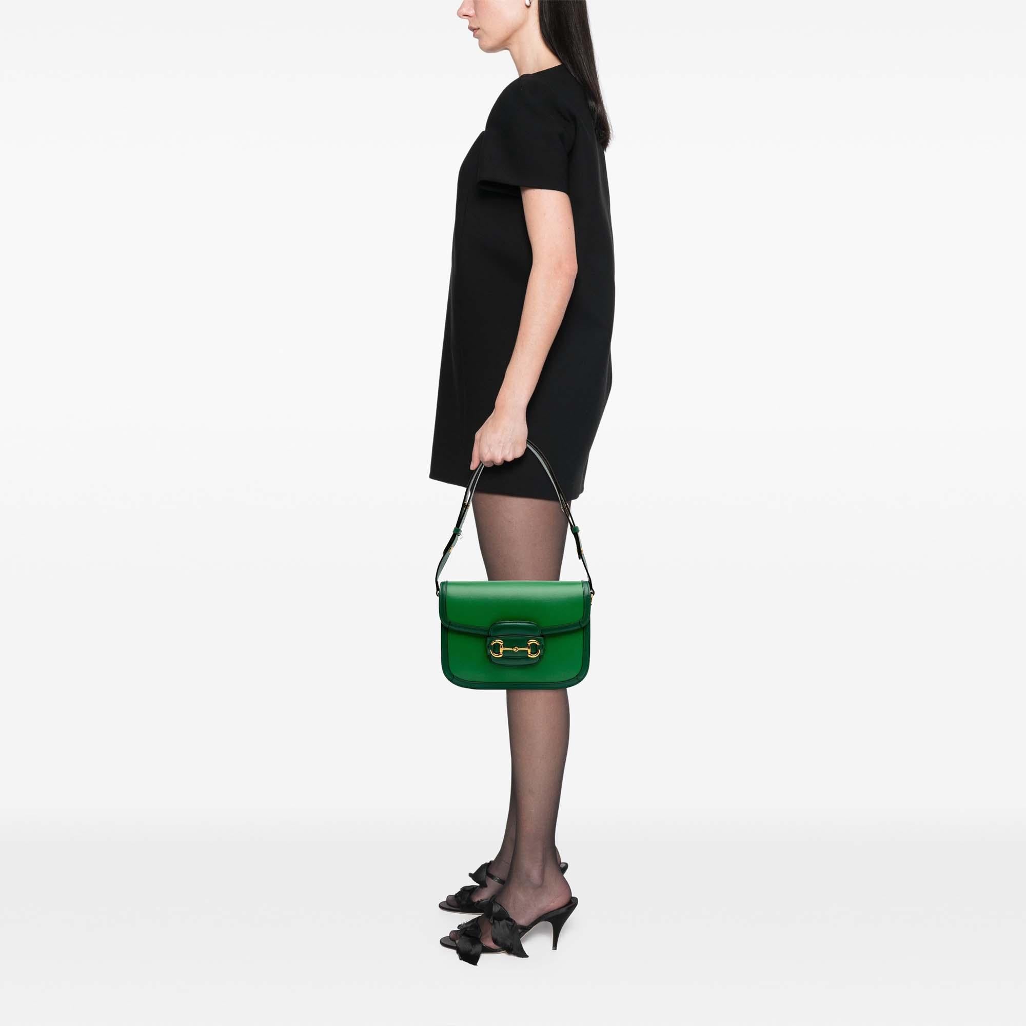 Gucci Small Leather Horsebit 1955 Shoulder Bag