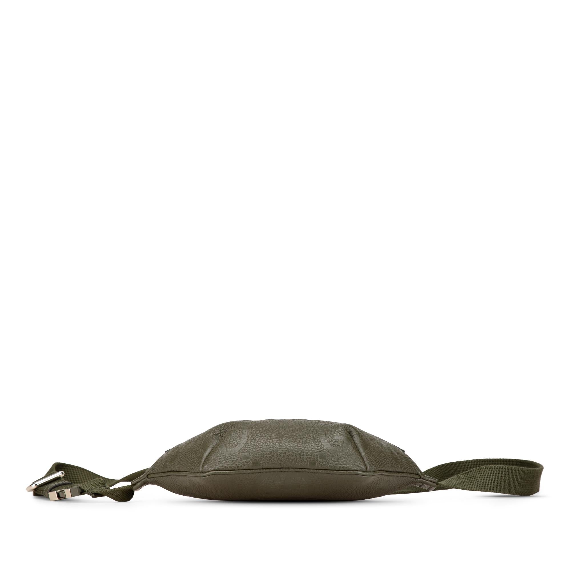 Gucci Small Leather Jumbo GG Belt Bag