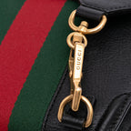 Gucci Small Leather Linea Totem Crystal Butterfly Crossbody