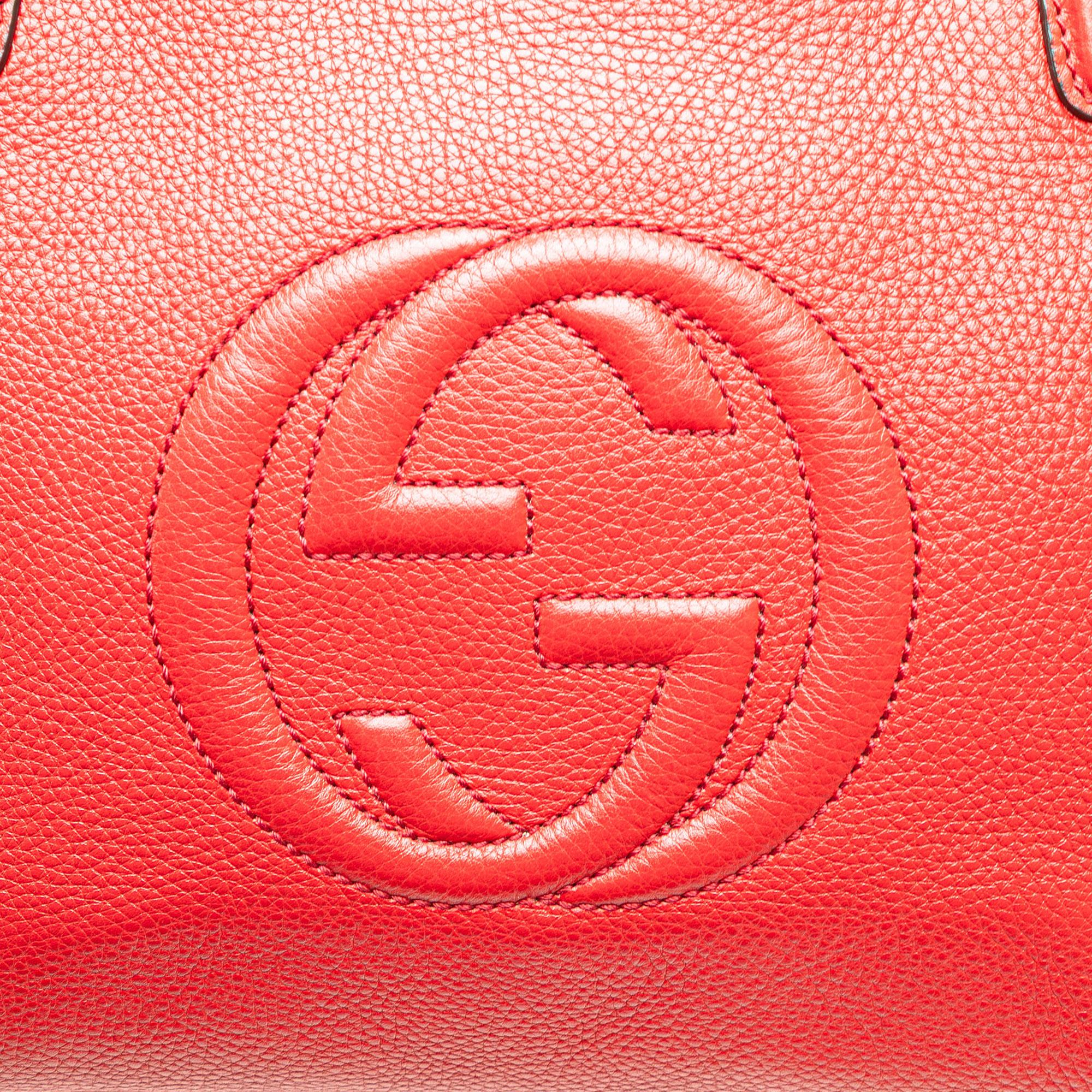 Gucci Small Leather Soho Cellarius Satchel