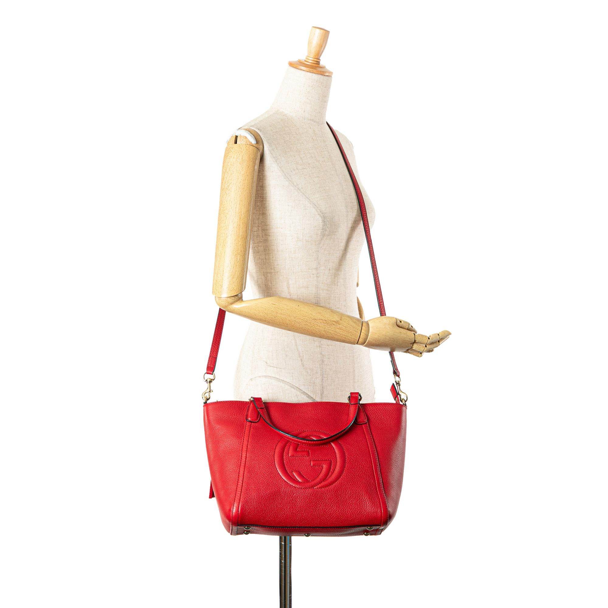 Gucci Small Leather Soho Cellarius Satchel