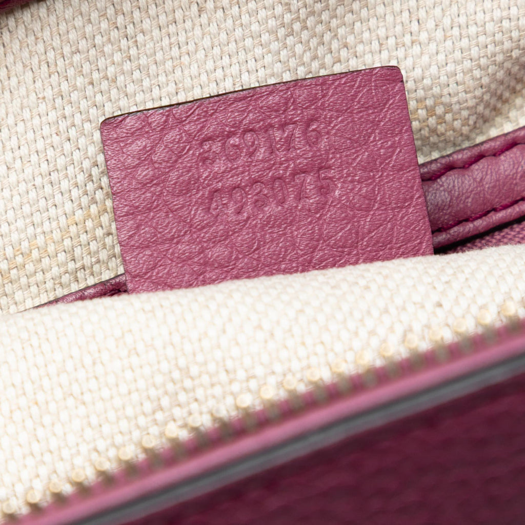 Gucci Small Leather Soho Cellarius Satchel
