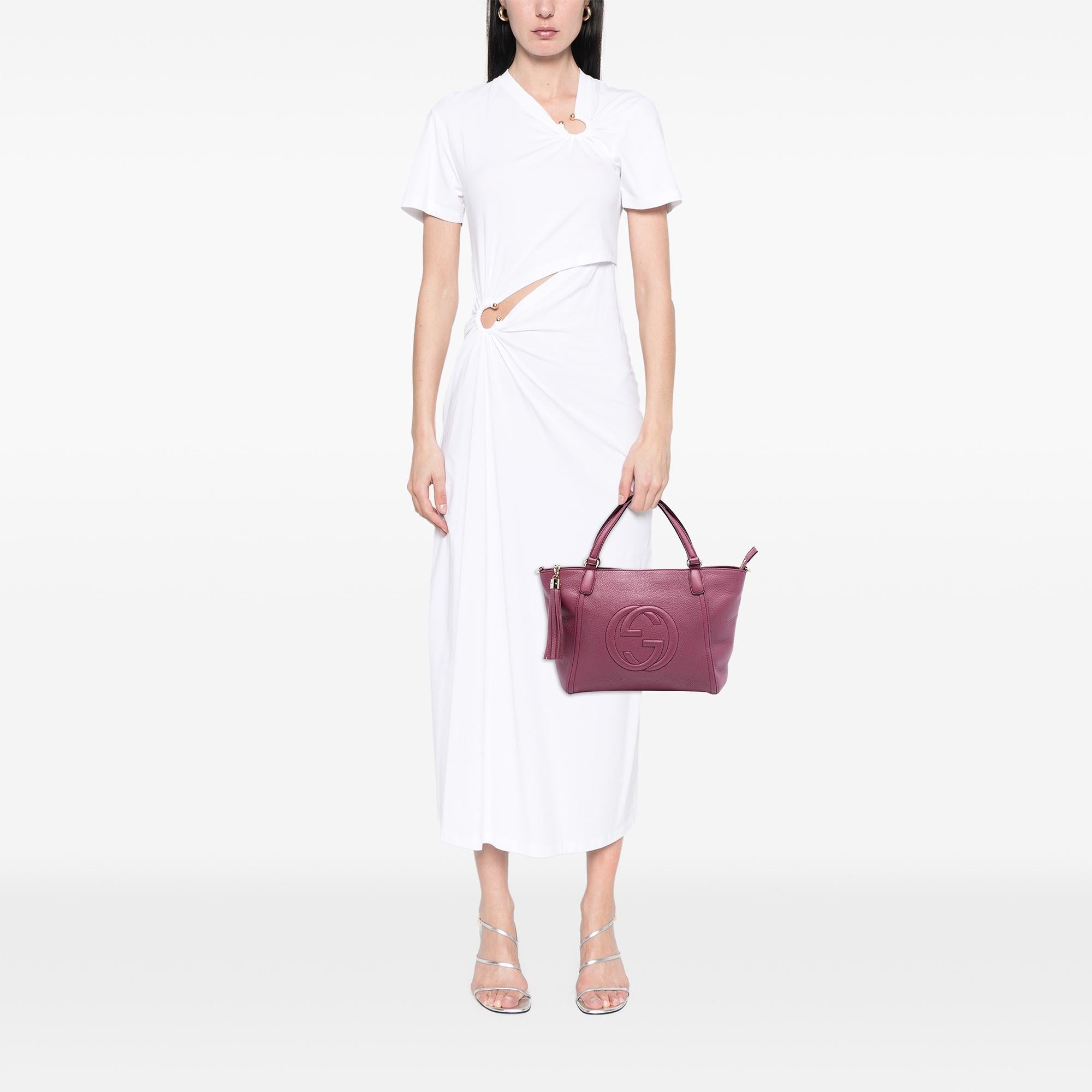 Gucci Small Leather Soho Cellarius Satchel