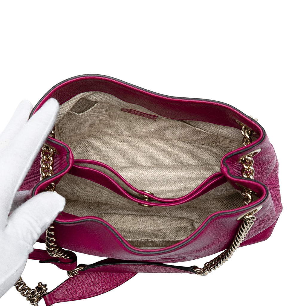 Gucci Small Leather Soho Chain Tote