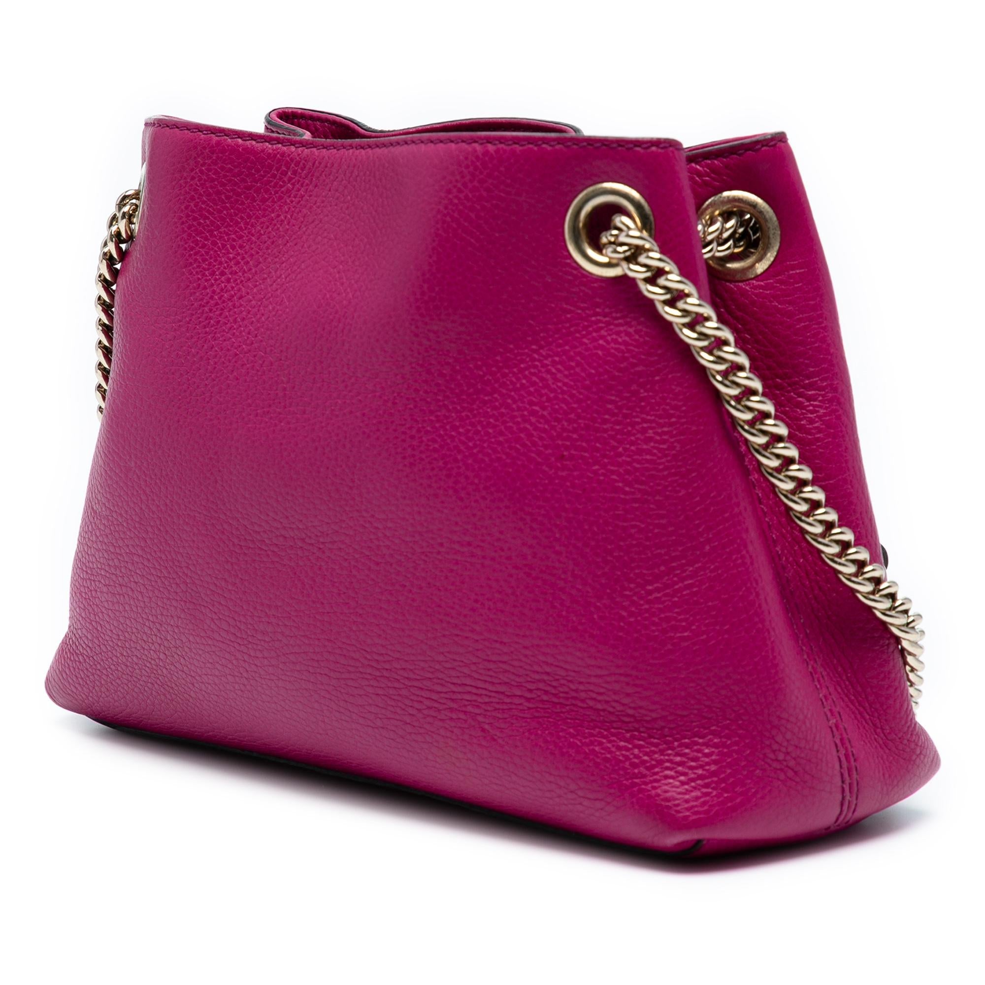 Gucci Small Leather Soho Chain Tote