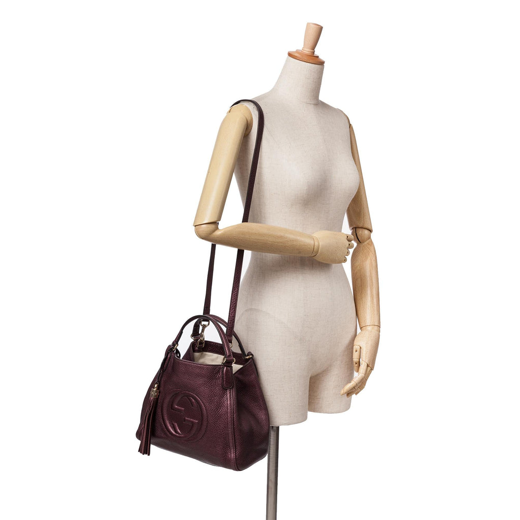 Gucci Small Leather Soho Satchel