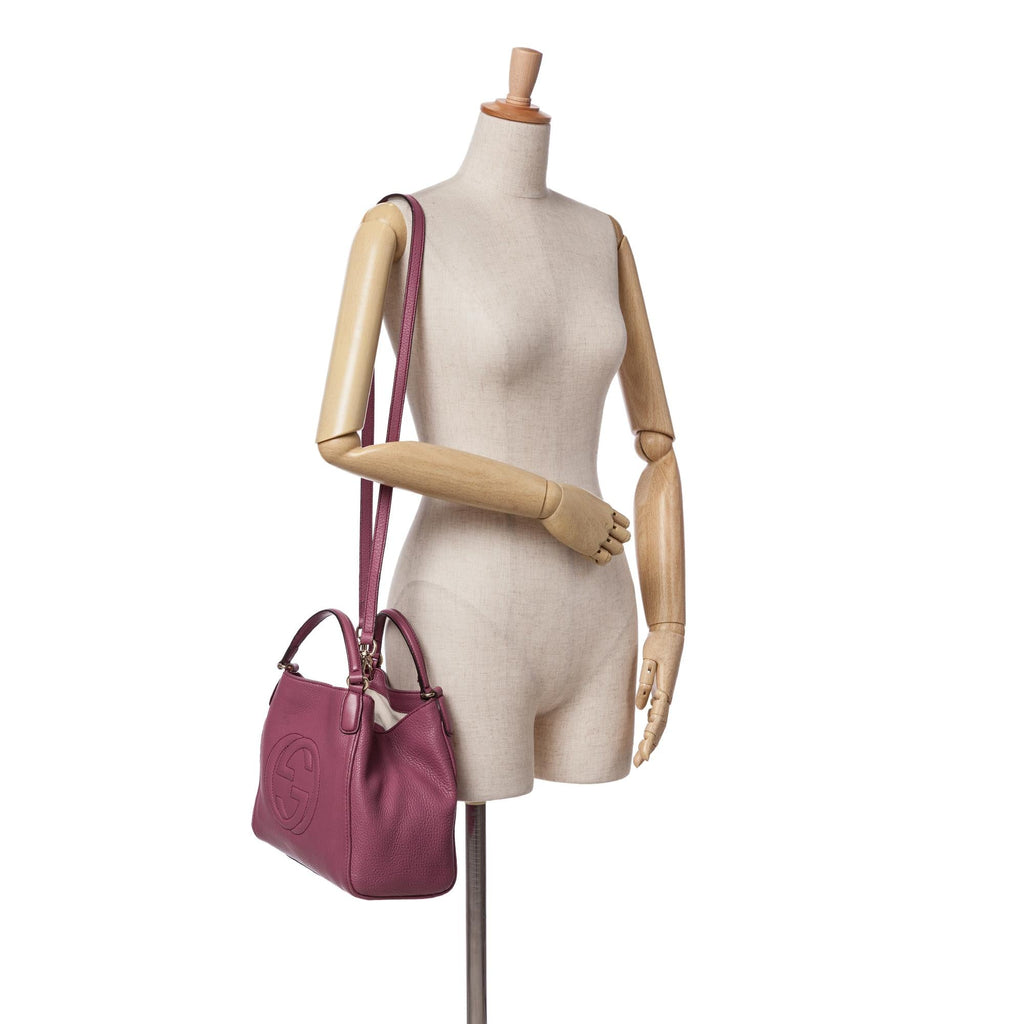 Gucci Small Leather Soho Satchel