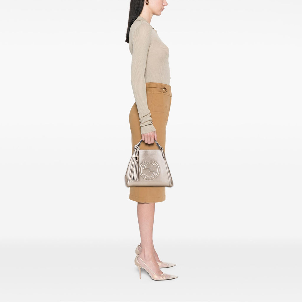 Gucci Small Leather Soho Satchel