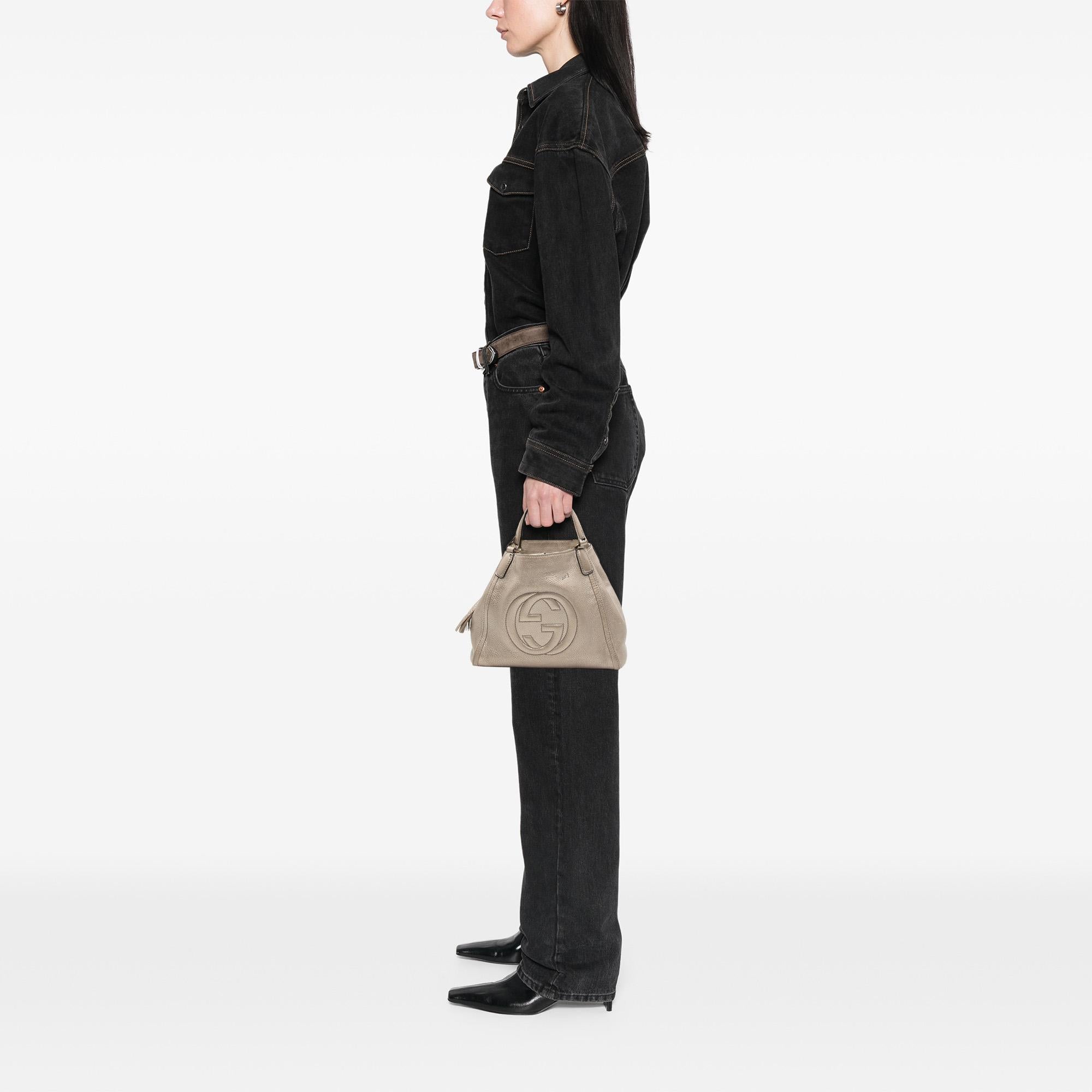 Gucci Small Leather Soho Satchel