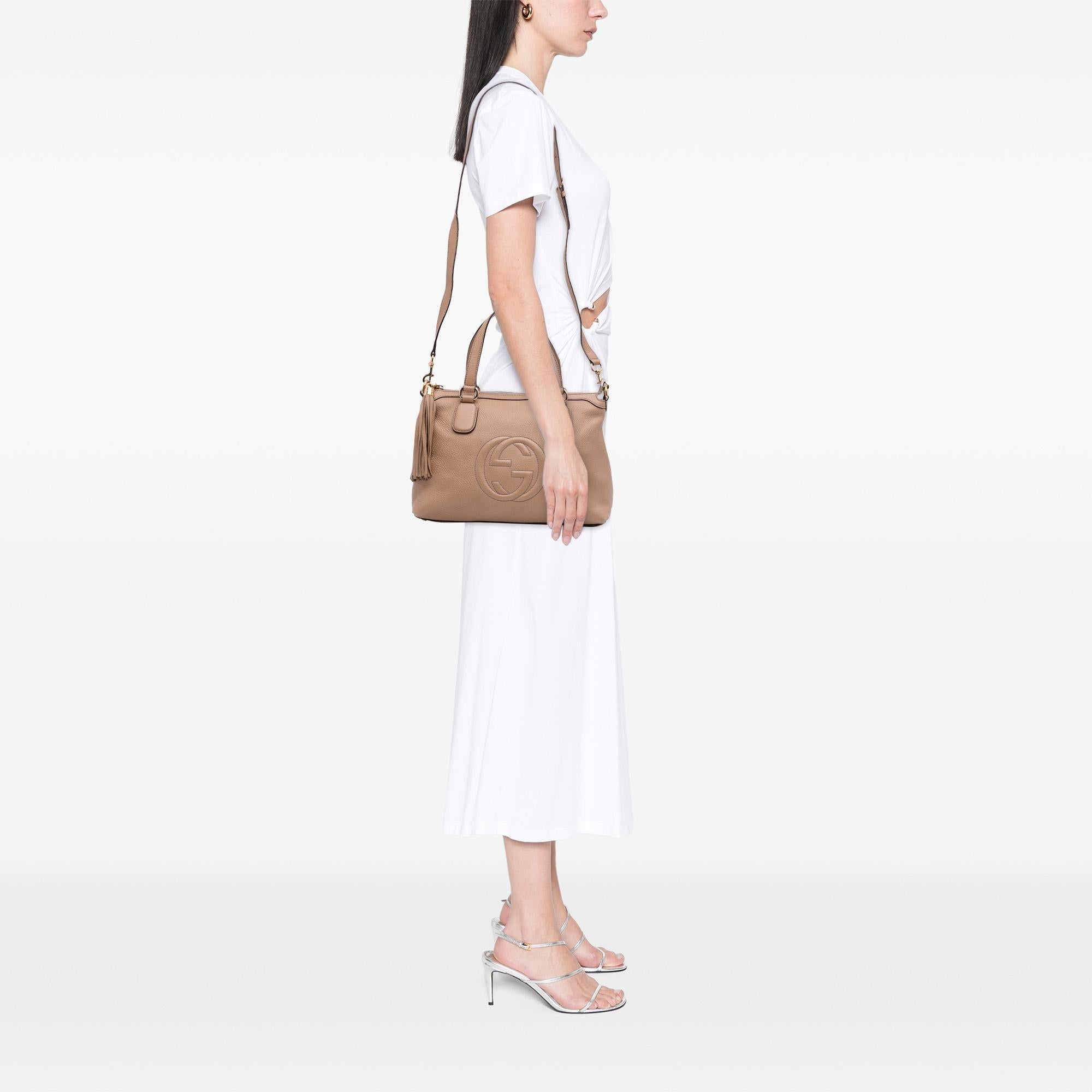Gucci Small Leather Soho Working Satchel