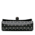 Gucci Small Leather Studded Miss Bamboo Crossbody