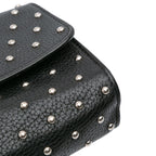 Gucci Small Leather Studded Miss Bamboo Crossbody