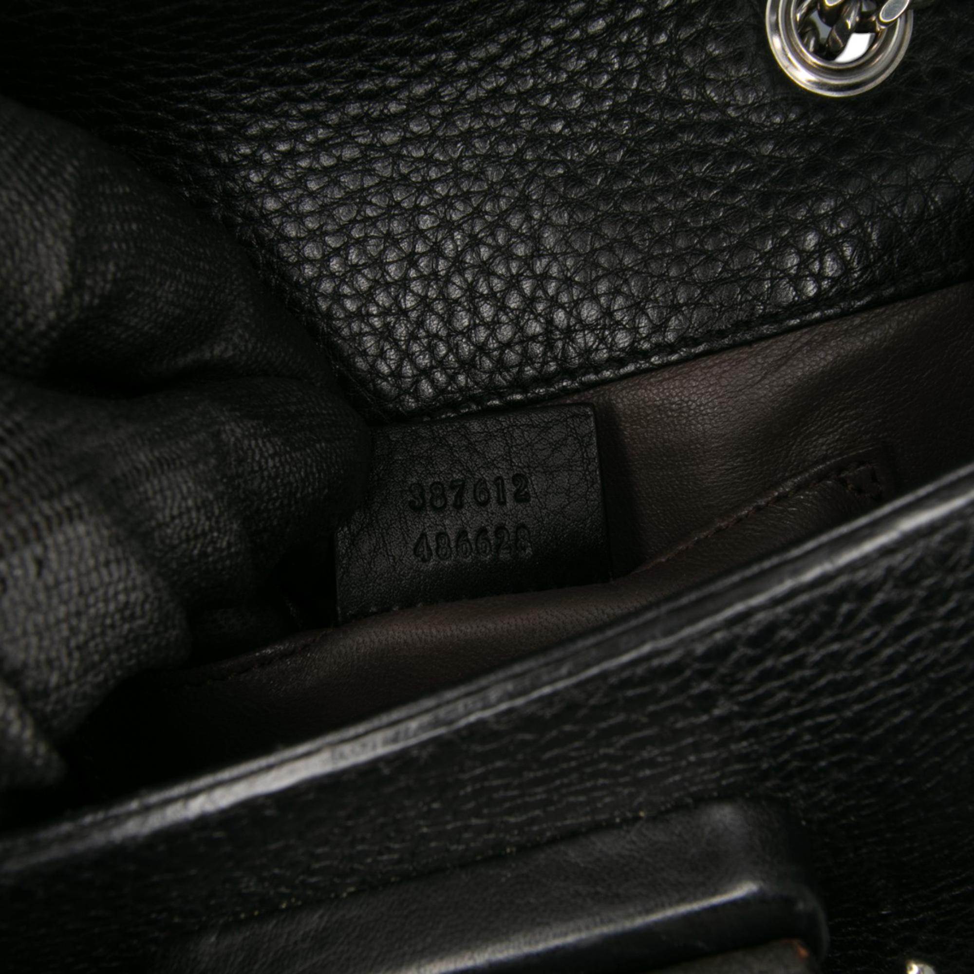 Gucci Small Leather Studded Miss Bamboo Crossbody