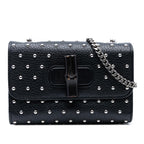Gucci Small Leather Studded Miss Bamboo Crossbody