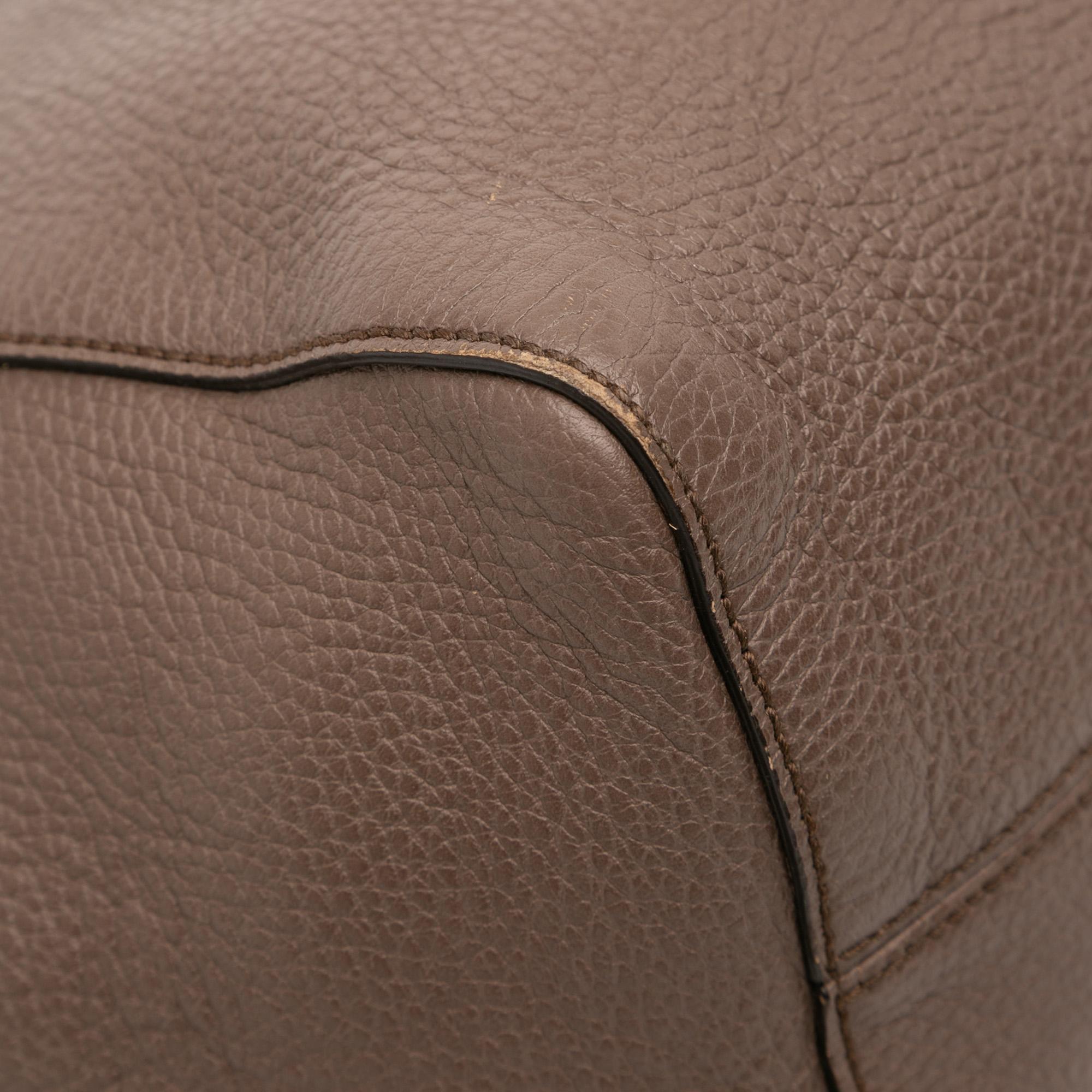 Gucci Small Leather Swing Tote