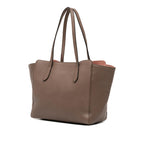 Gucci Small Leather Swing Tote