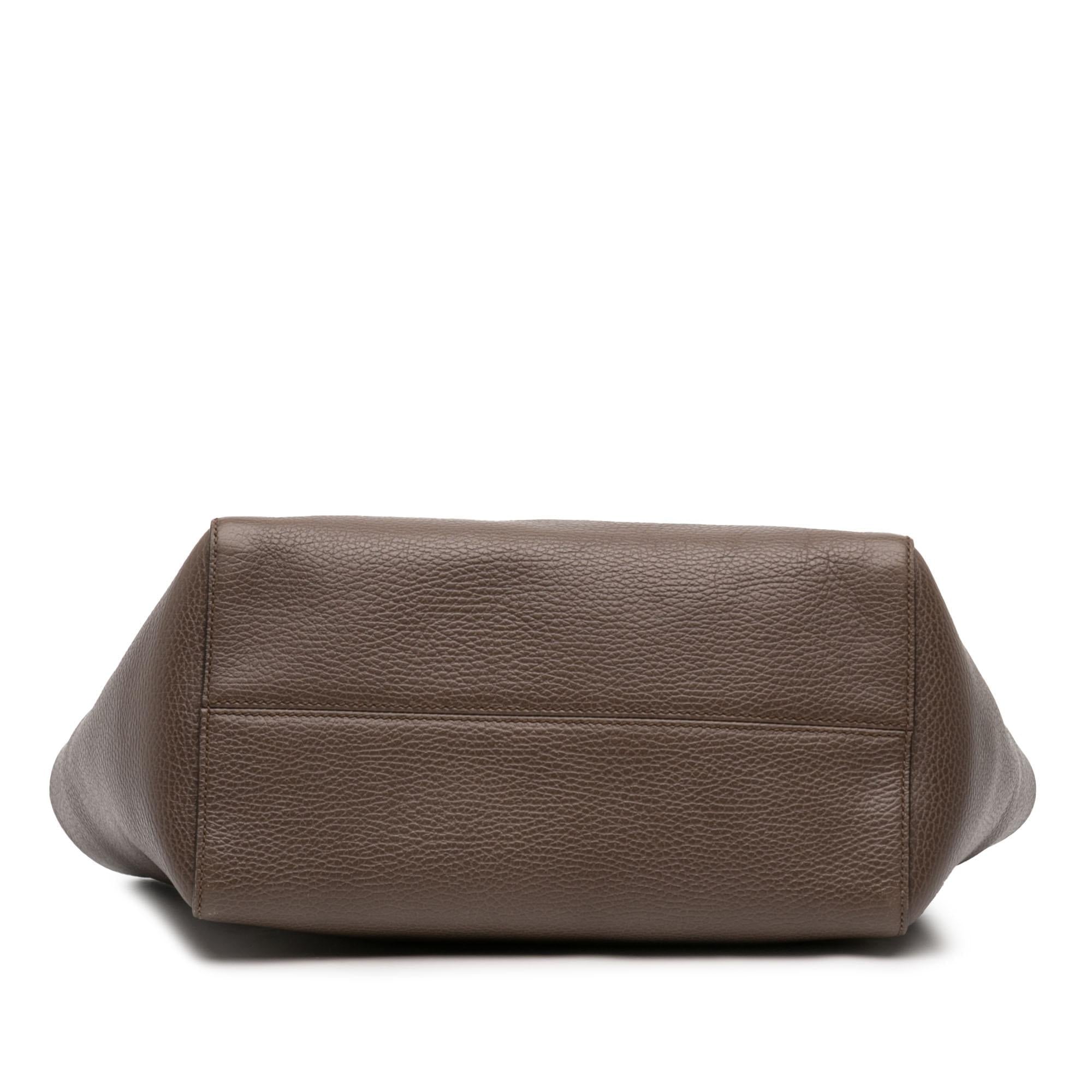 Gucci Small Leather Swing Tote