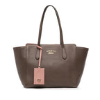 Gucci Small Leather Swing Tote