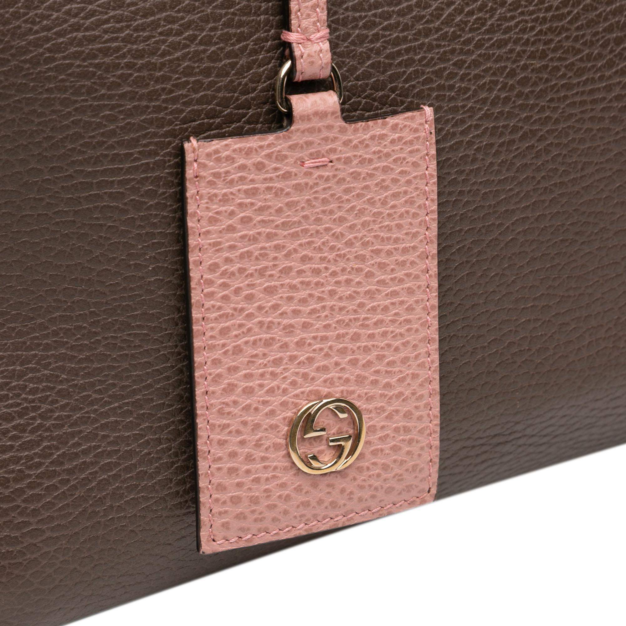 Gucci Small Leather Swing Tote