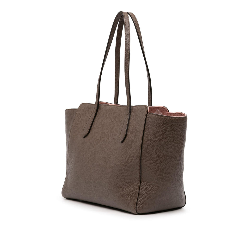 Gucci Small Leather Swing Tote