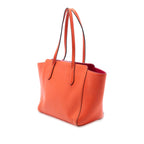 Gucci Small Leather Swing Tote