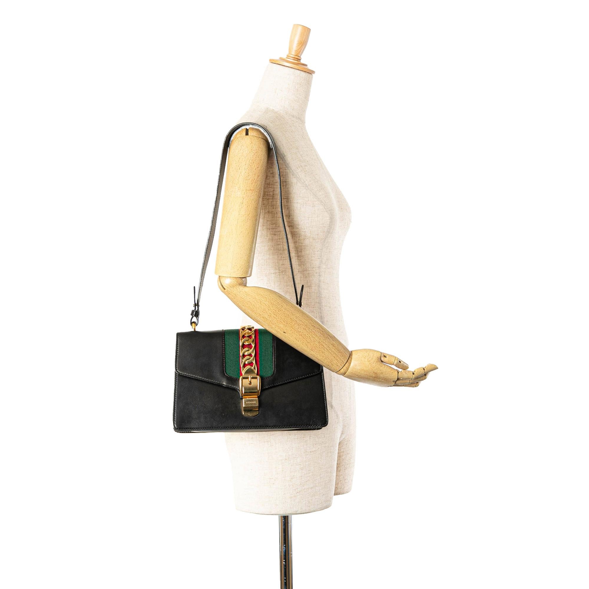 Gucci Small Leather Sylvie Satchel