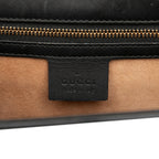 Gucci Small Leather Sylvie Web Satchel