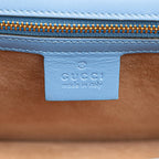 Gucci Small Leather Sylvie Web Satchel