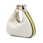Gucci Small Leather Web Attache Crossbody