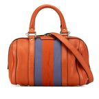 Gucci Small Leather Web Joy Boston Bag
