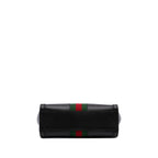 Gucci Small Leather Web Ophidia Satchel