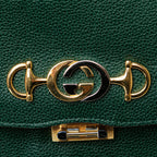 Gucci Small Leather Zumi Flap Crossbody
