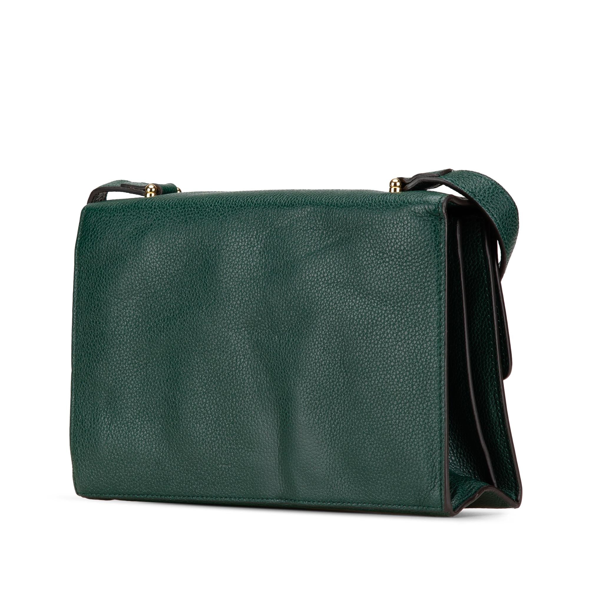 Gucci Small Leather Zumi Flap Crossbody