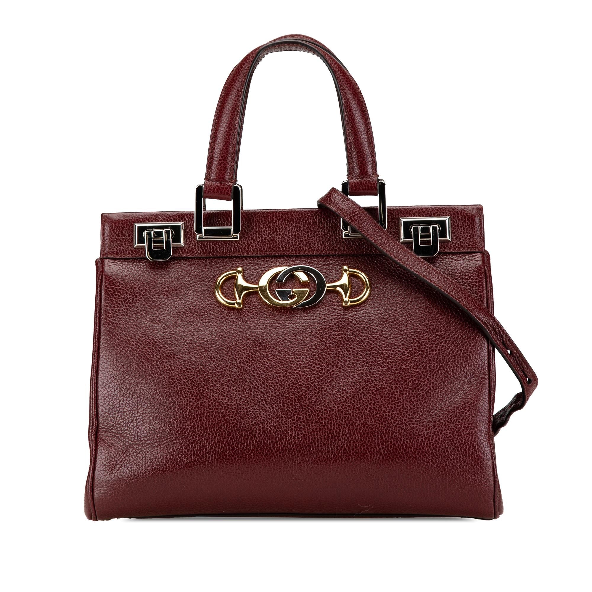 Gucci Small Leather Zumi Satchel