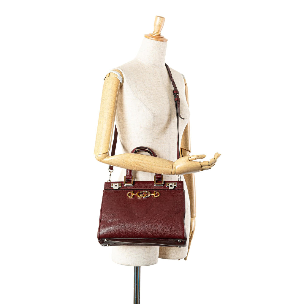 Gucci Small Leather Zumi Satchel