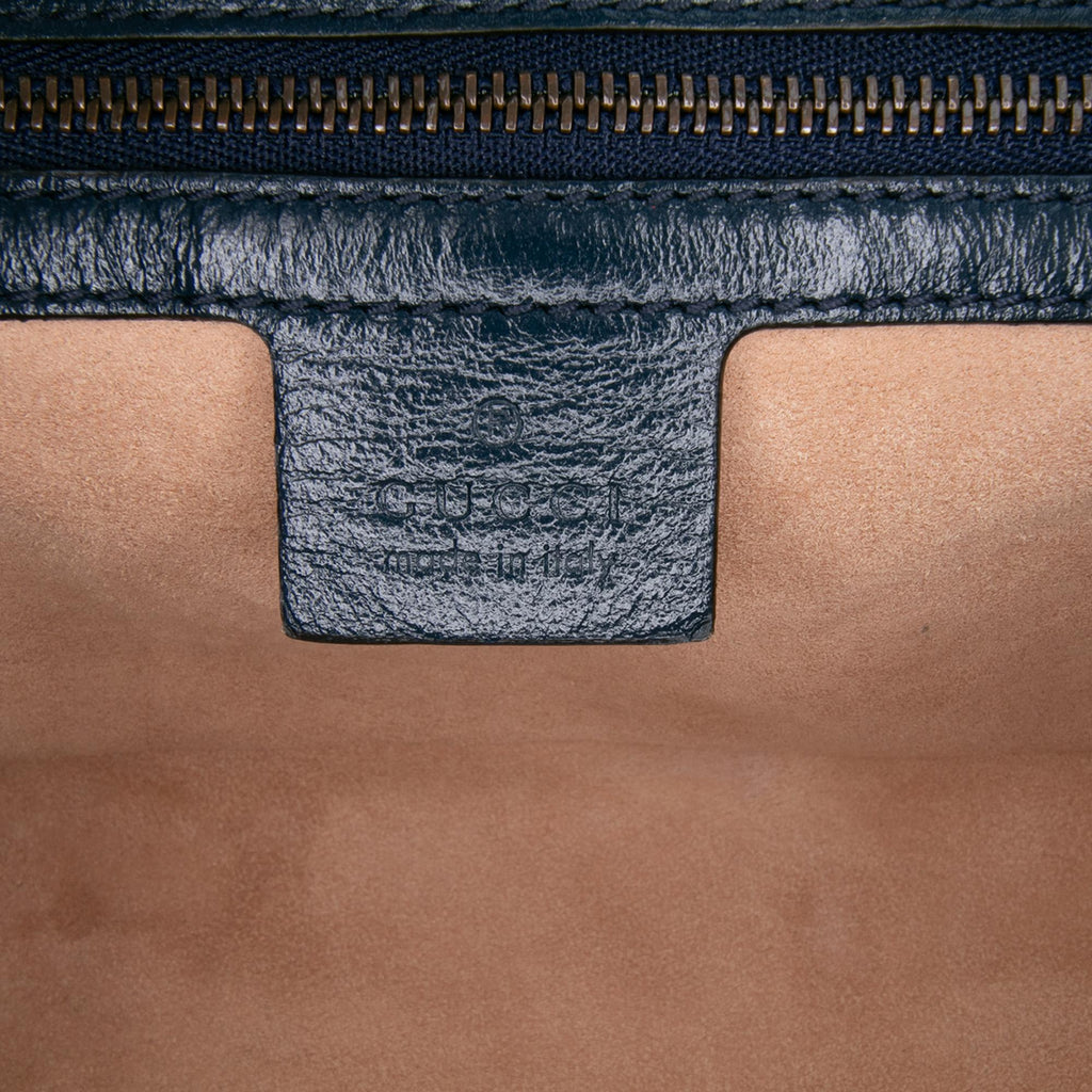 Gucci Small Matelasse Leather Torchon GG Marmont Flap