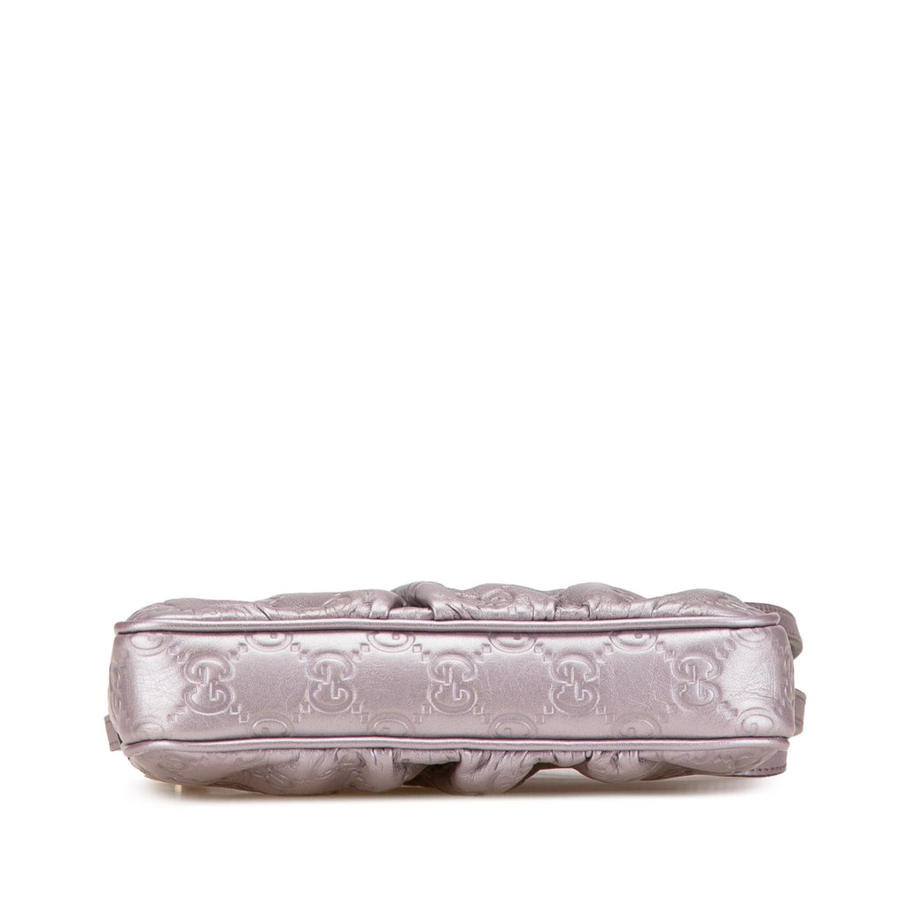 Gucci Small Metallic Guccissima Lovely Crossbody