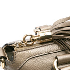 Gucci Small Metallic Leather Soho Working Satchel