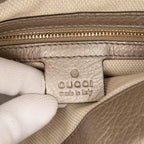 Gucci Small Metallic Leather Soho Working Satchel
