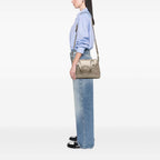 Gucci Small Metallic Leather Soho Working Satchel