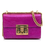 Gucci Small Metallic Padlock Crossbody (SHG-vepPaF)