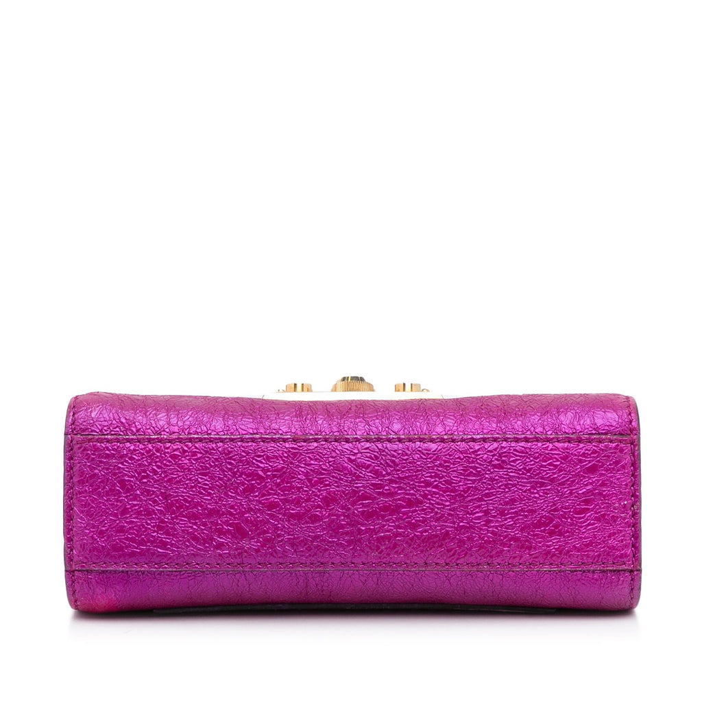 Gucci Small Metallic Padlock Crossbody (SHG-vepPaF)