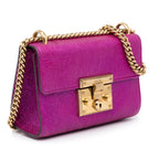 Gucci Small Metallic Padlock Crossbody (SHG-vepPaF)