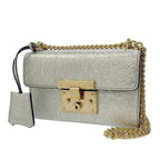 Gucci Small Metallic Padlock Crossbody (SHG-hrLrUn)