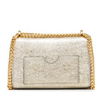 Gucci Small Metallic Padlock Crossbody (SHG-Vd4R6T)