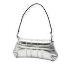 Gucci Small Metallic Quilted Leather Horsebit Chain Satchel